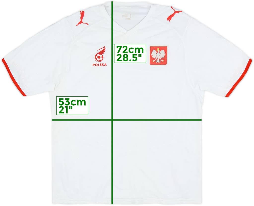 2008 Poland Home Shirt - 8/10 - (M)