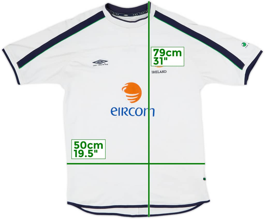 2002-03 Ireland Umbro Training Shirt - 5/10 - (M)