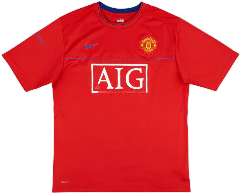 2008-09 Manchester United Nike Training Shirt - 4/10 - (L)