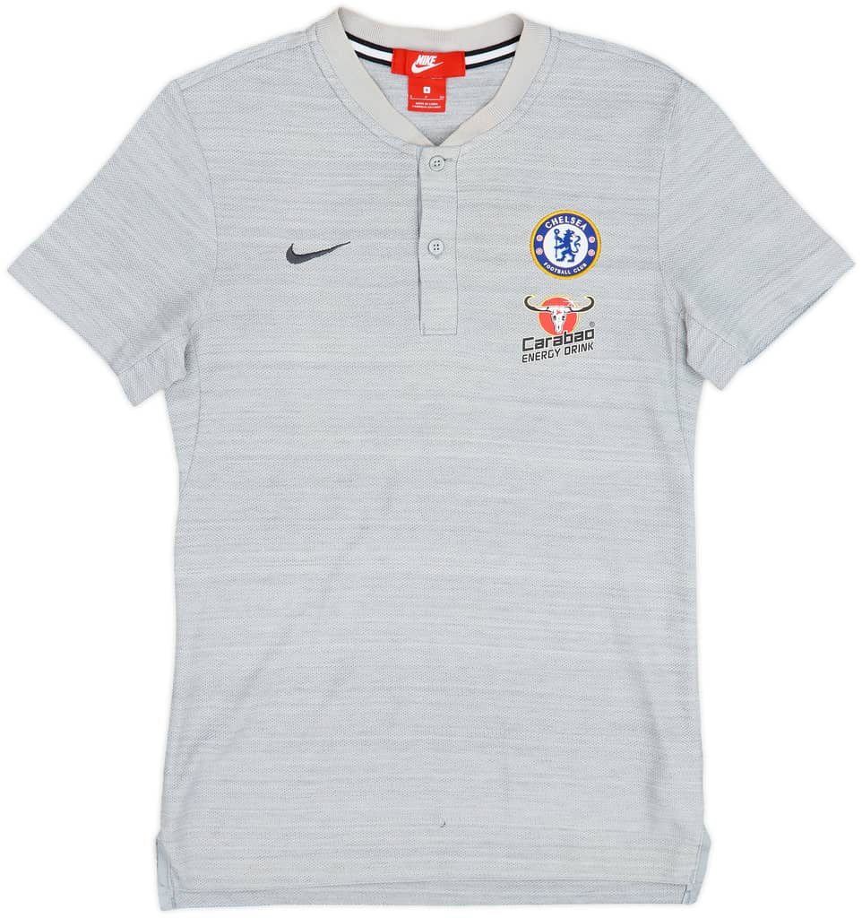 2018-19 Chelsea adidas Polo Shirt - 7/10 - (S)