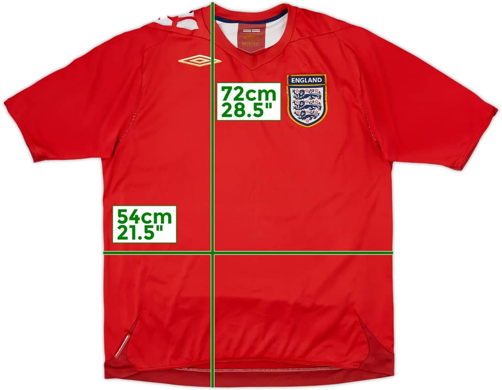 2006-08 England Away Shirt - 5/10 - (L)