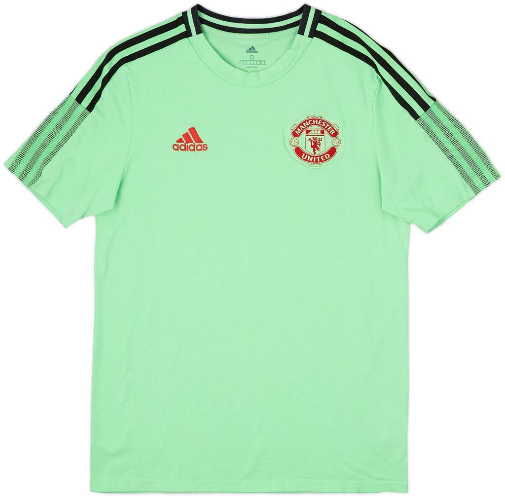2020-21 Manchester United adidas Cotton Tee - 7/10 - (S)