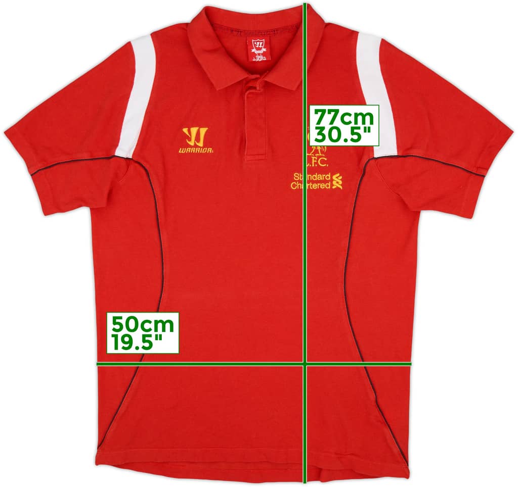 2012-13 Liverpool Warrior Playera Polo - 8/10 - (L)