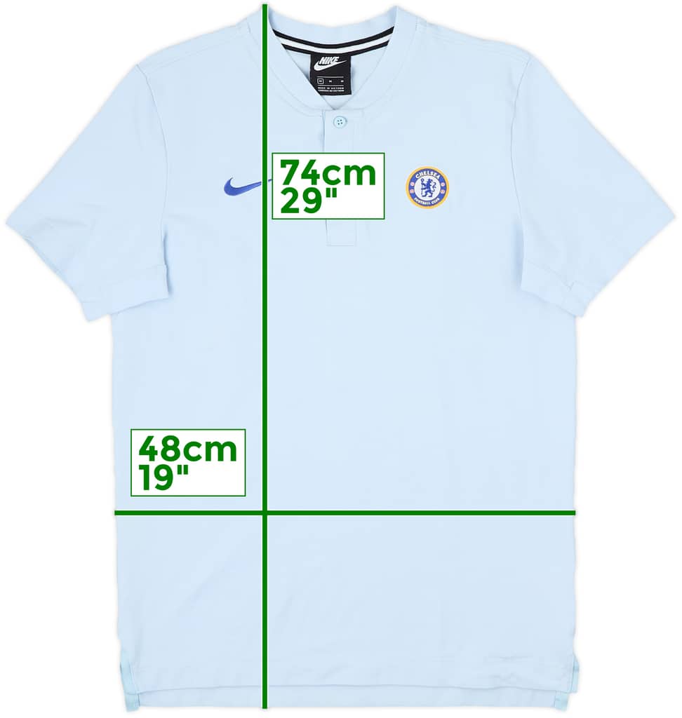 2020-21 Chelsea Polo Nike - 6/10 - (M)