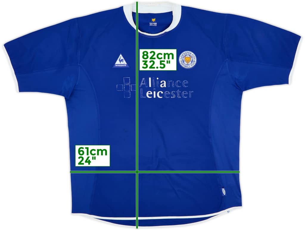 2003-04 Leicester Home Shirt - 4/10 - (XL)