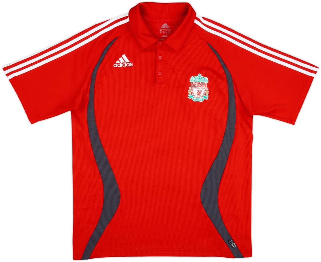 2006-07 Liverpool adidas Camiseta Polo - 9/10 - (L)