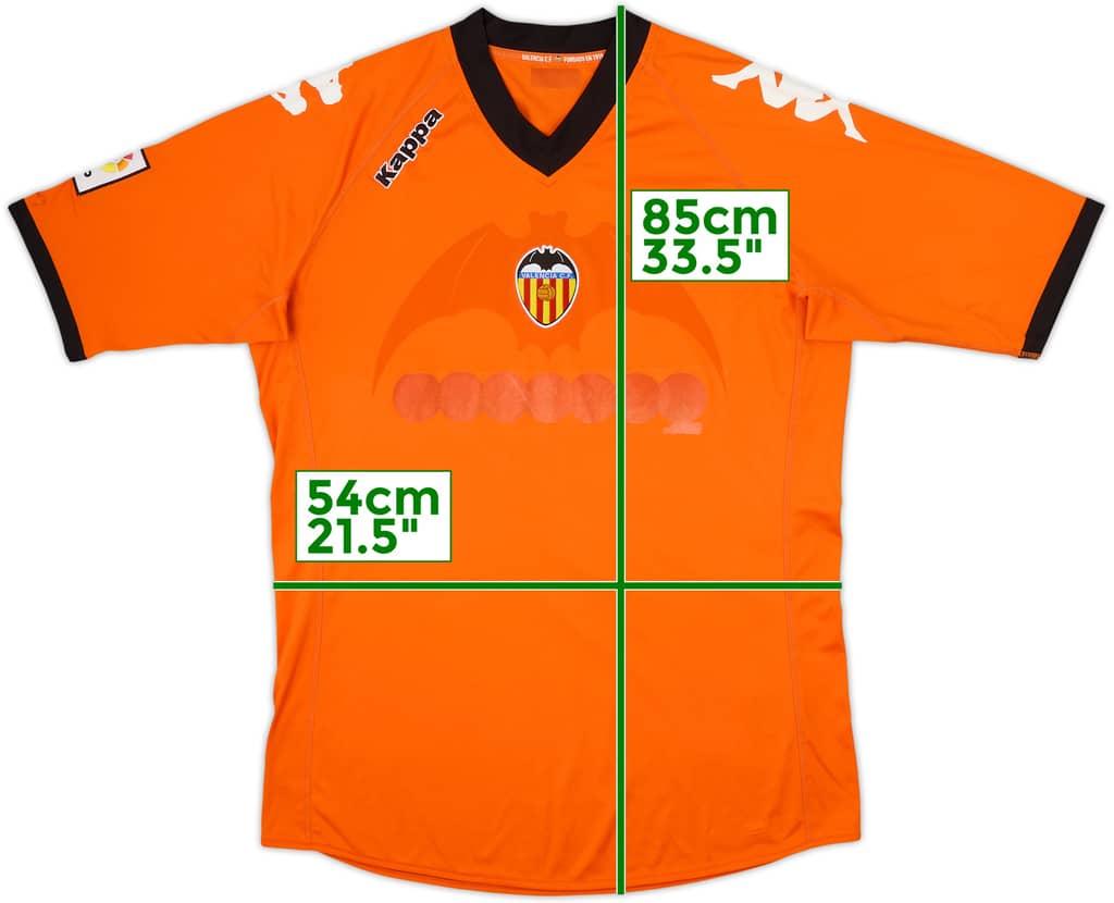 2010-11 Valencia Away Shirt - 4/10 - (XL)