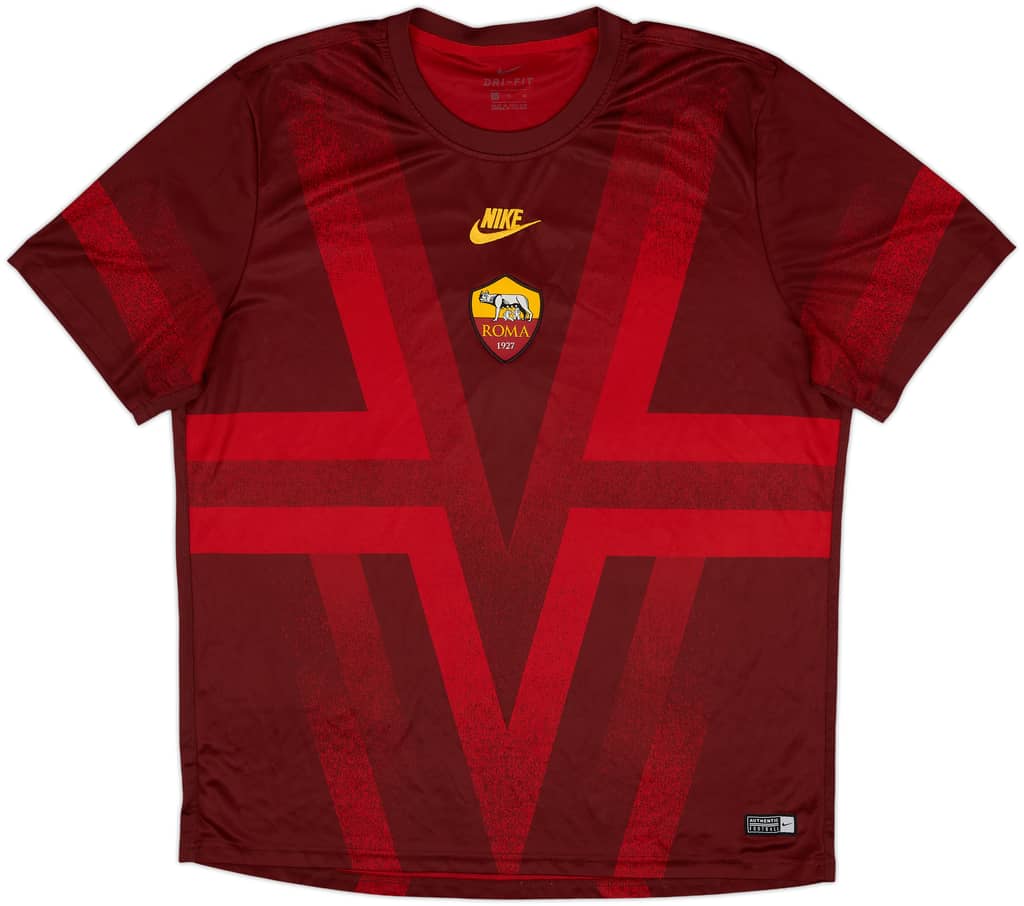 2019-20 Roma Nike Training Shirt - 8/10 - (XL)