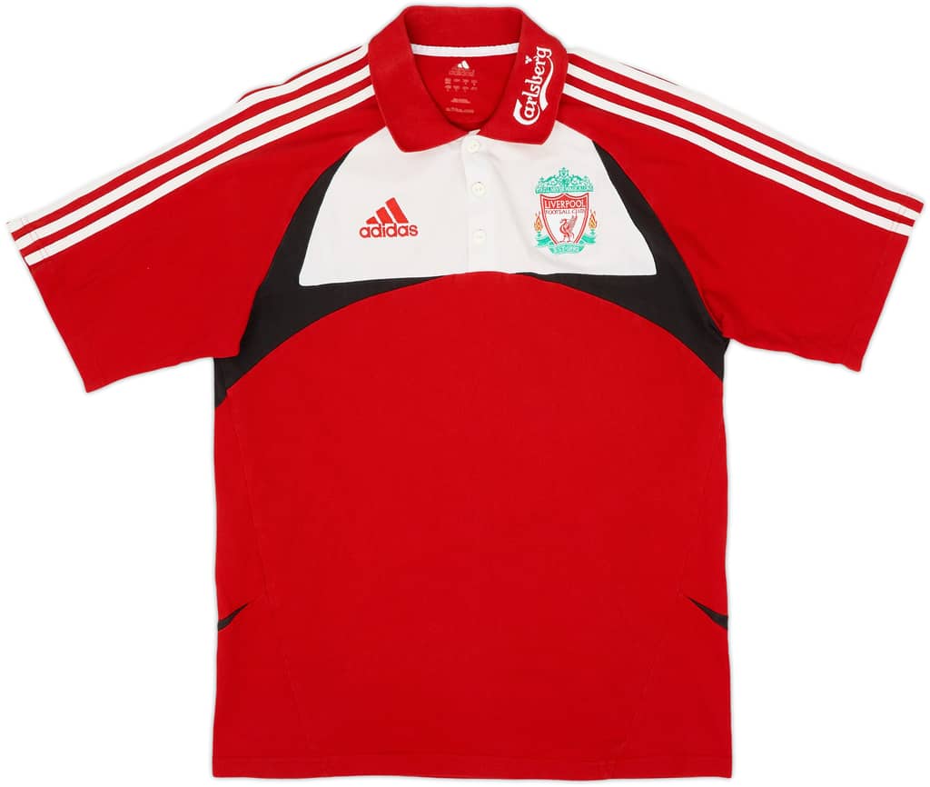 2007-08 Liverpool adidas Polo - 7/10 - (M)