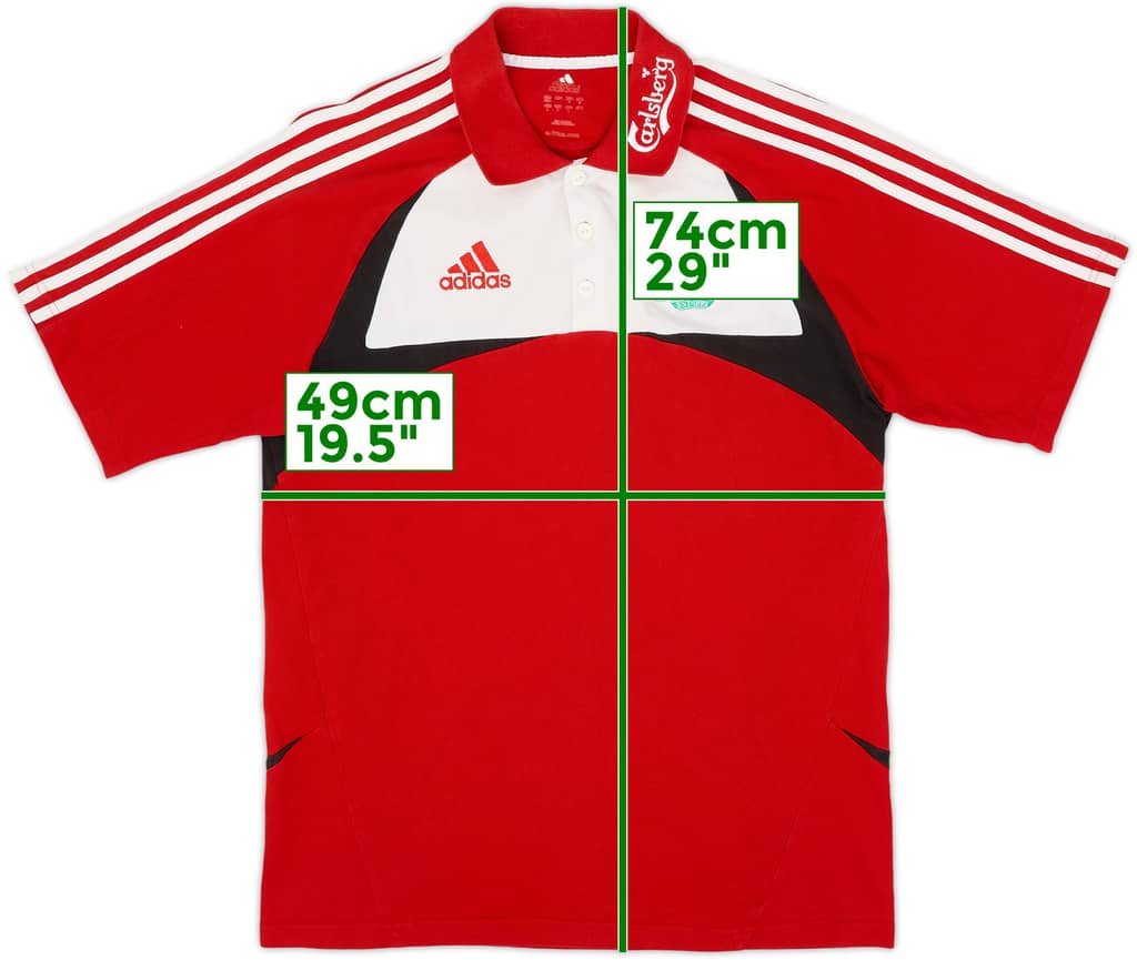 2007-08 Liverpool adidas Polo - 7/10 - (M)