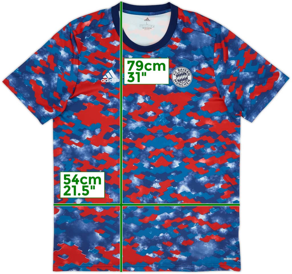 2021-22 Bayern Munich adidas Training Shirt - 10/10 - (L)