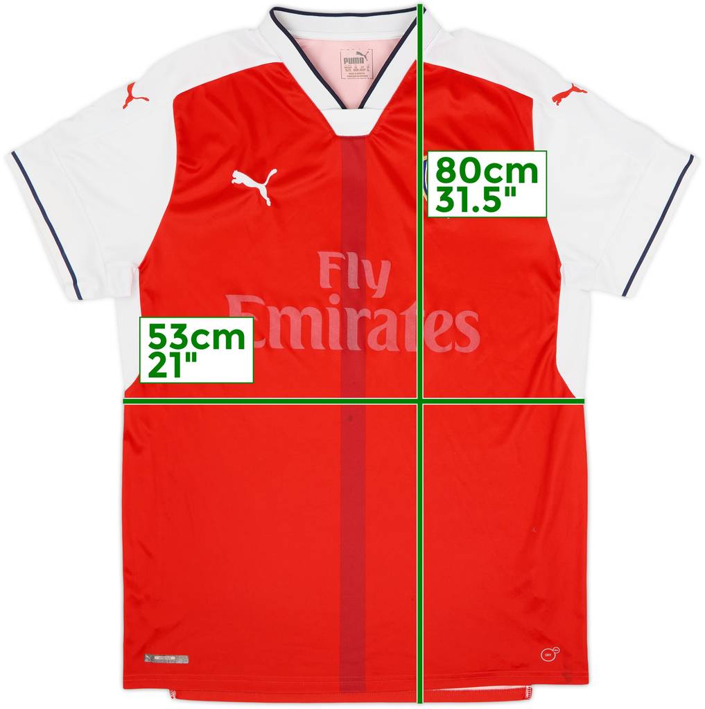 2016-17 Arsenal Home Shirt - 4/10 - (XL)