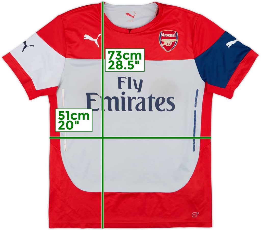2014-15 Arsenal Puma Training Shirt - 7/10 - (L)