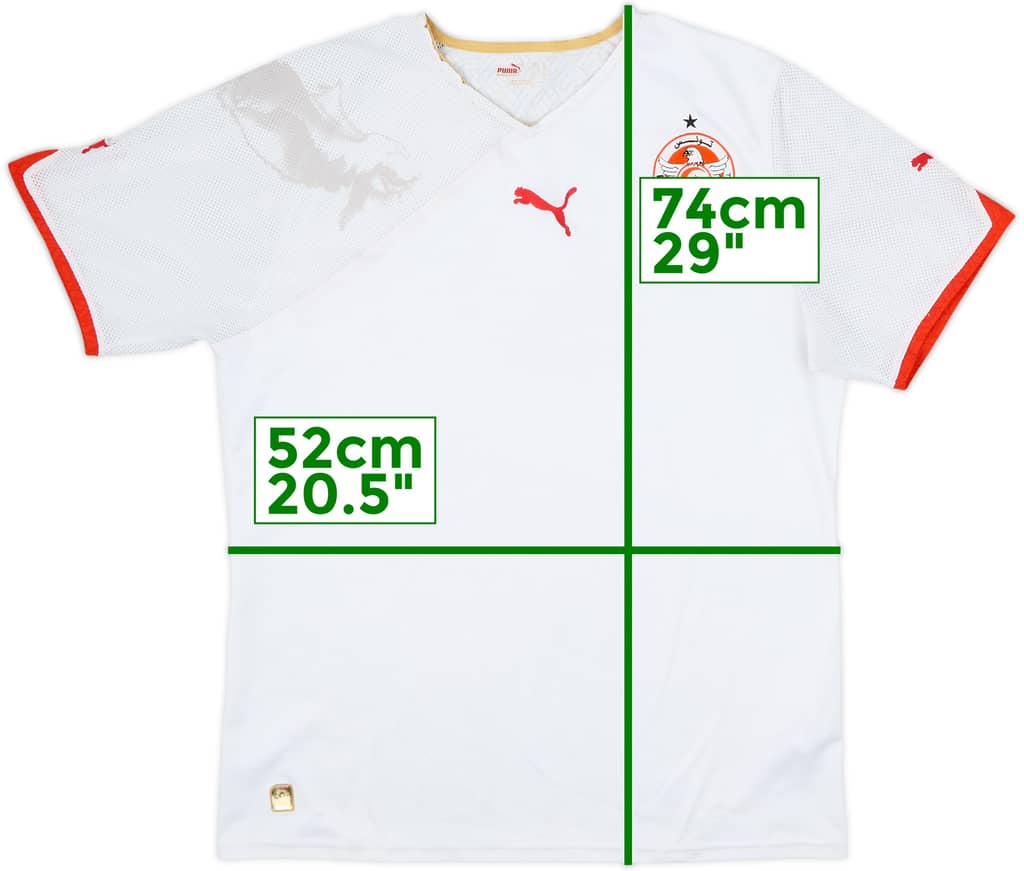 2010-11 Tunisia Home Shirt - 6/10 - (L)