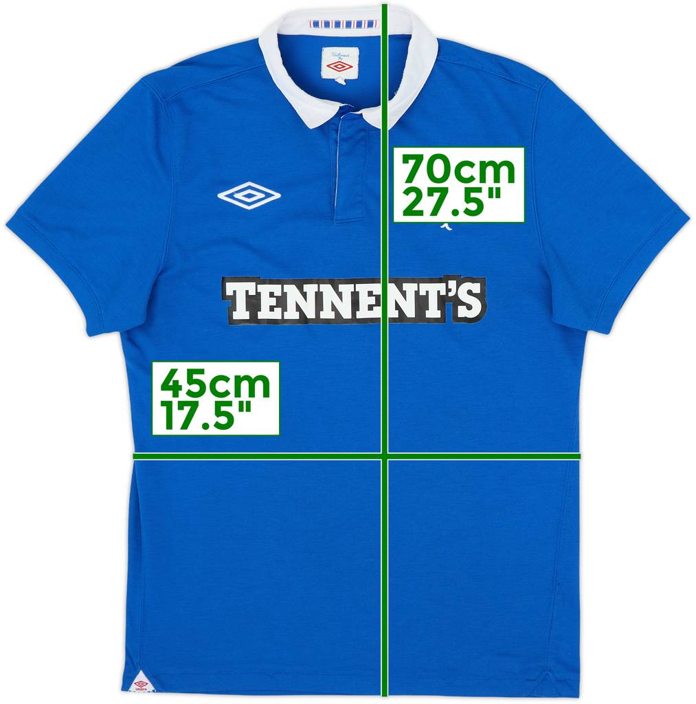 2010-11 Rangers Home Shirt - 8/10 - (S)