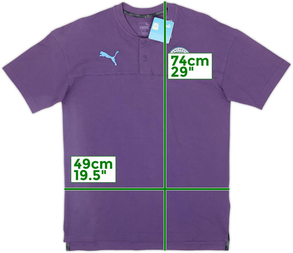 2019-20 Manchester City Puma Polo/Leisure Tee (M)