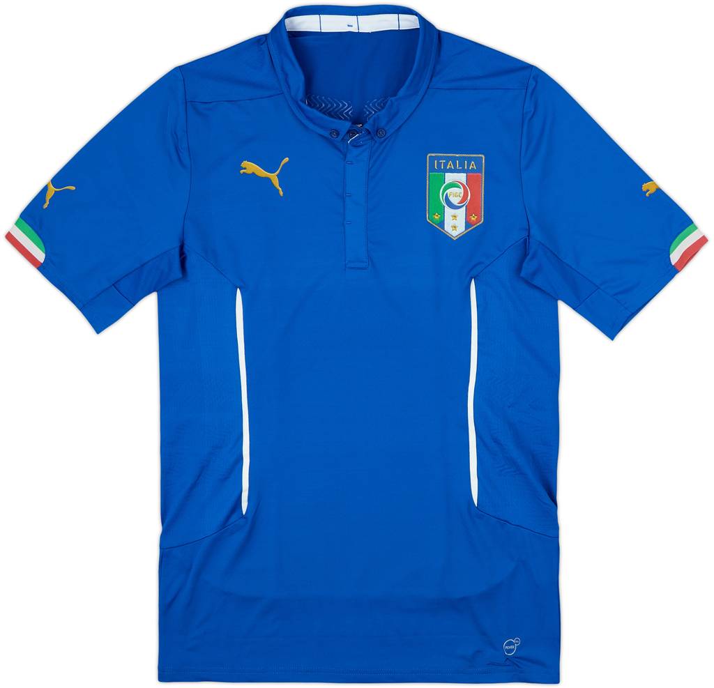 2014-15 Italy Authentic Home Shirt - 10/10 - (XXL)