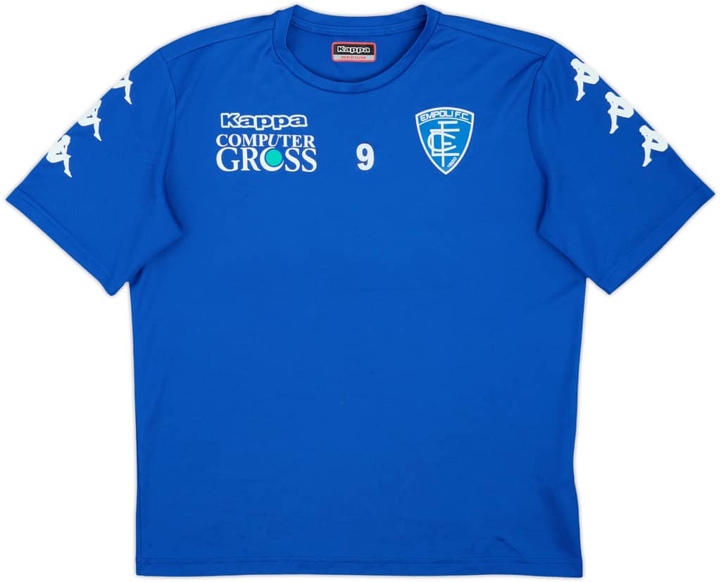 2018-19 Empoli Player Issue Kappa Training Shirt #9 - 8/10 - (M)