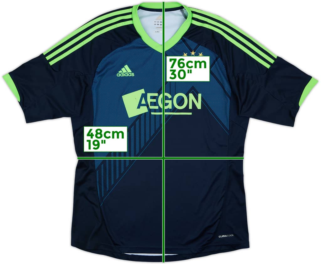 Camiseta de visitante del Ajax 2012-13 - 8/10 - (L)