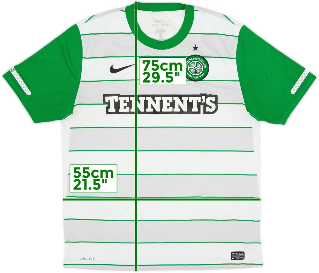 2011-12 Celtic Away Shirt - 8/10 - (L)