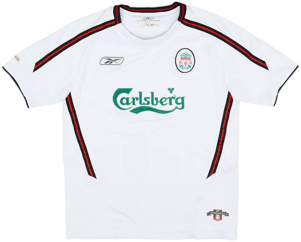 2003-04 Liverpool Away Shirt - 7/10 - (M.Boys)