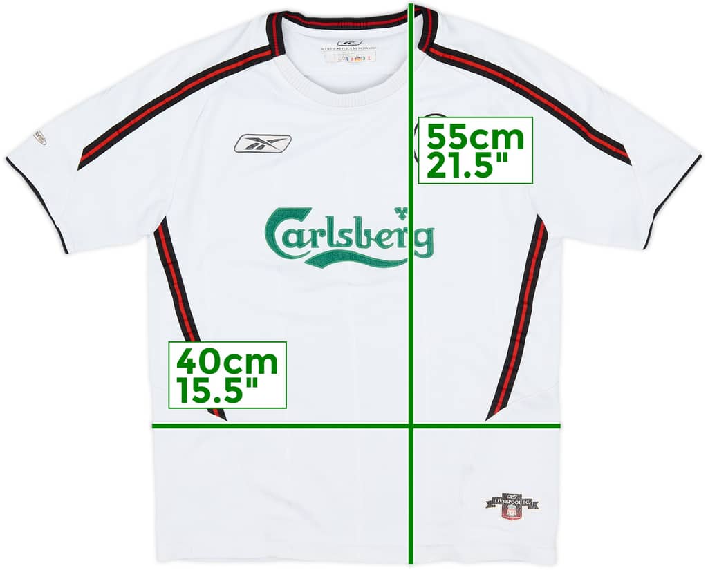 2003-04 Liverpool Away Shirt - 7/10 - (M.Boys)