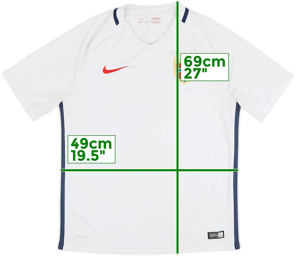 2016-18 Norway Away Shirt - 7/10 - (M)