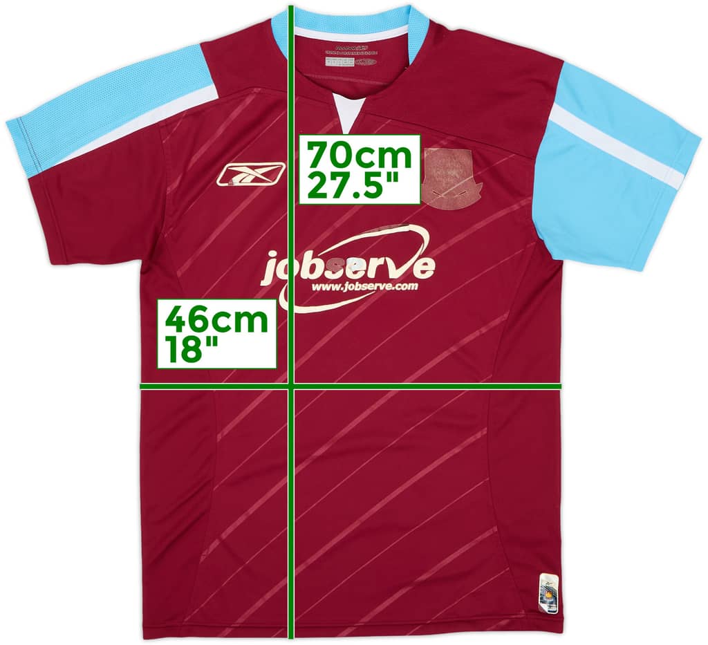 2005-07 West Ham Home Shirt - 3/10 - (XS)