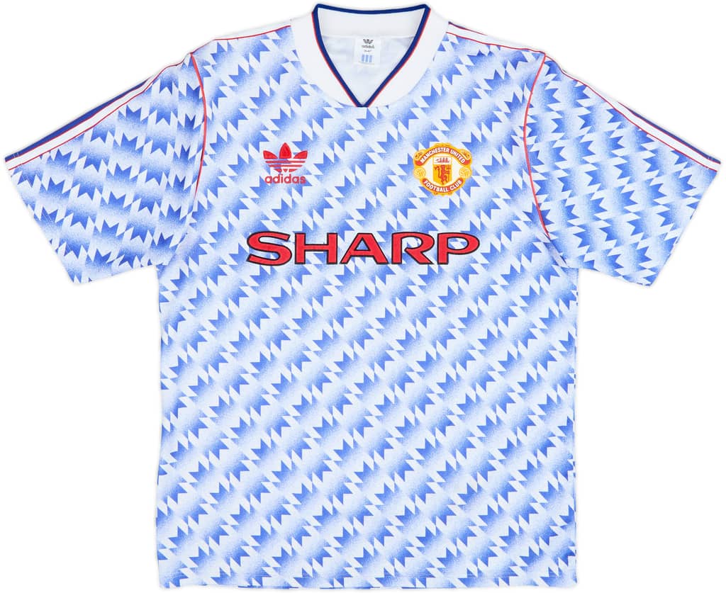 1990-92 Manchester United Away Shirt - 9/10 - (M)