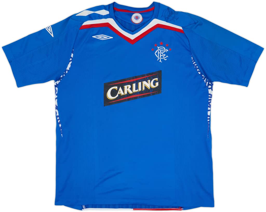 2007-08 Rangers Camiseta Local - 5/10 - (XL)