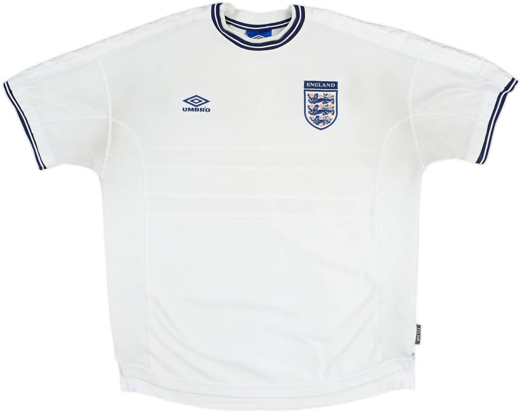 1999-01 England Home Shirt - 4/10 - (XXL)