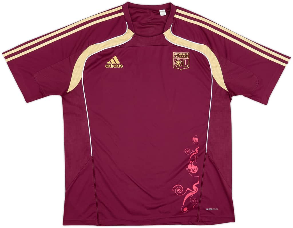 2010-11 Olmpique Lyon adidas Training Shirt - 8/10 - (L)