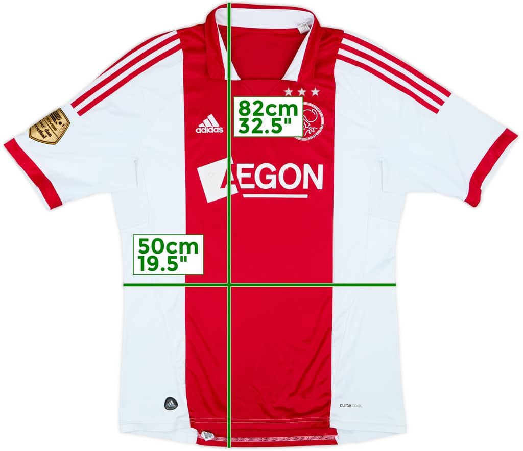 2011-12 Ajax Camiseta Local - 7/10 - (L)