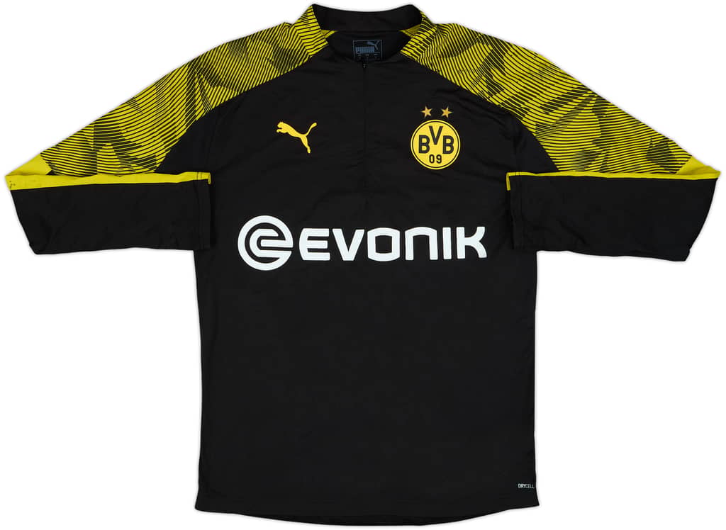 Top de entrenamiento con cremallera de un cuarto Puma del Borussia Dortmund 2019-20 - 7/10 - (M)