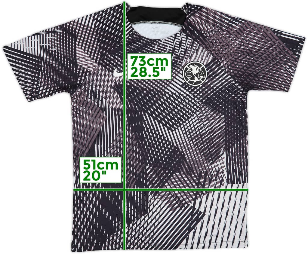 Camiseta Nike de entrenamiento de pre-partido del Club America 2022-23 - 10/10 - (L)