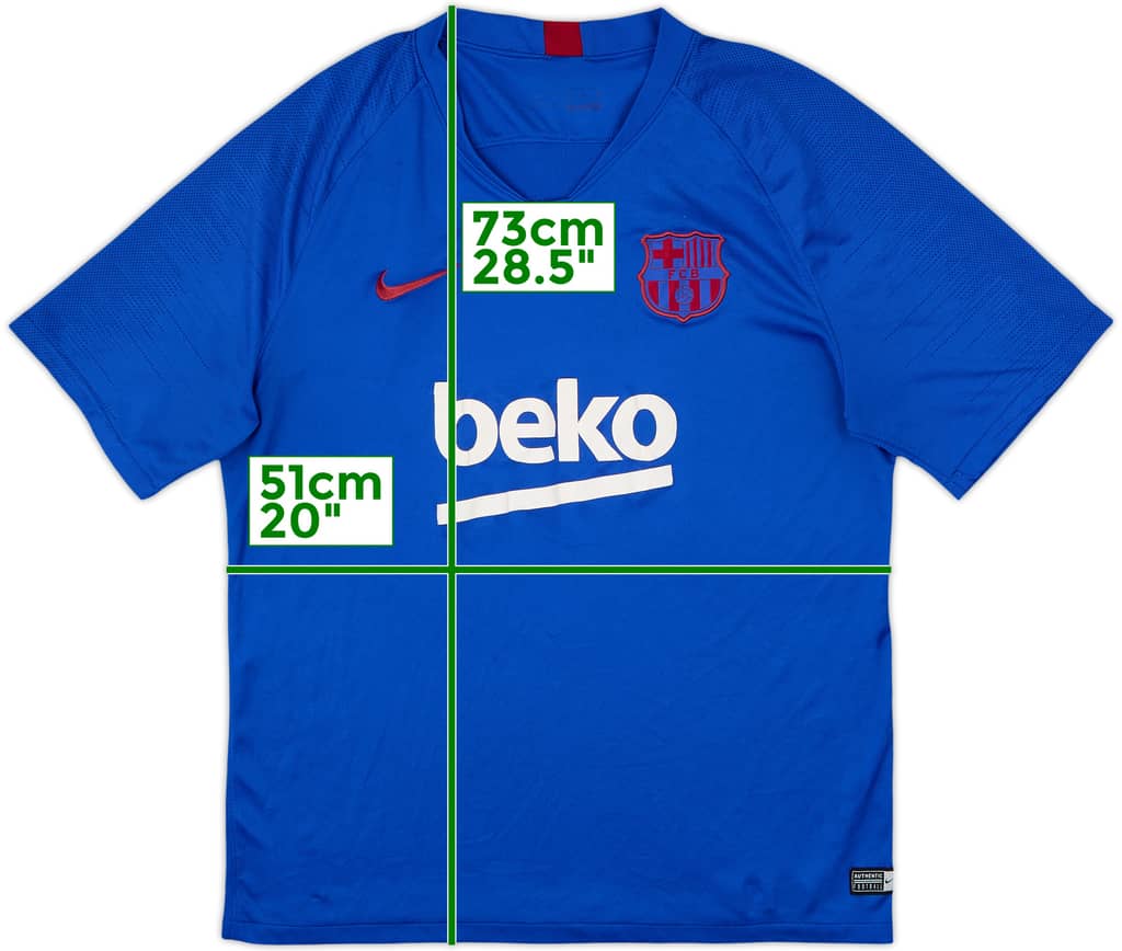 2019-20 Barcelona Nike Training Shirt - 7/10 - (L)