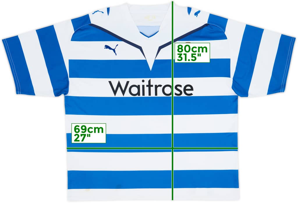 Camiseta de local del Reading 2009-10 - 8/10 - (4XL)