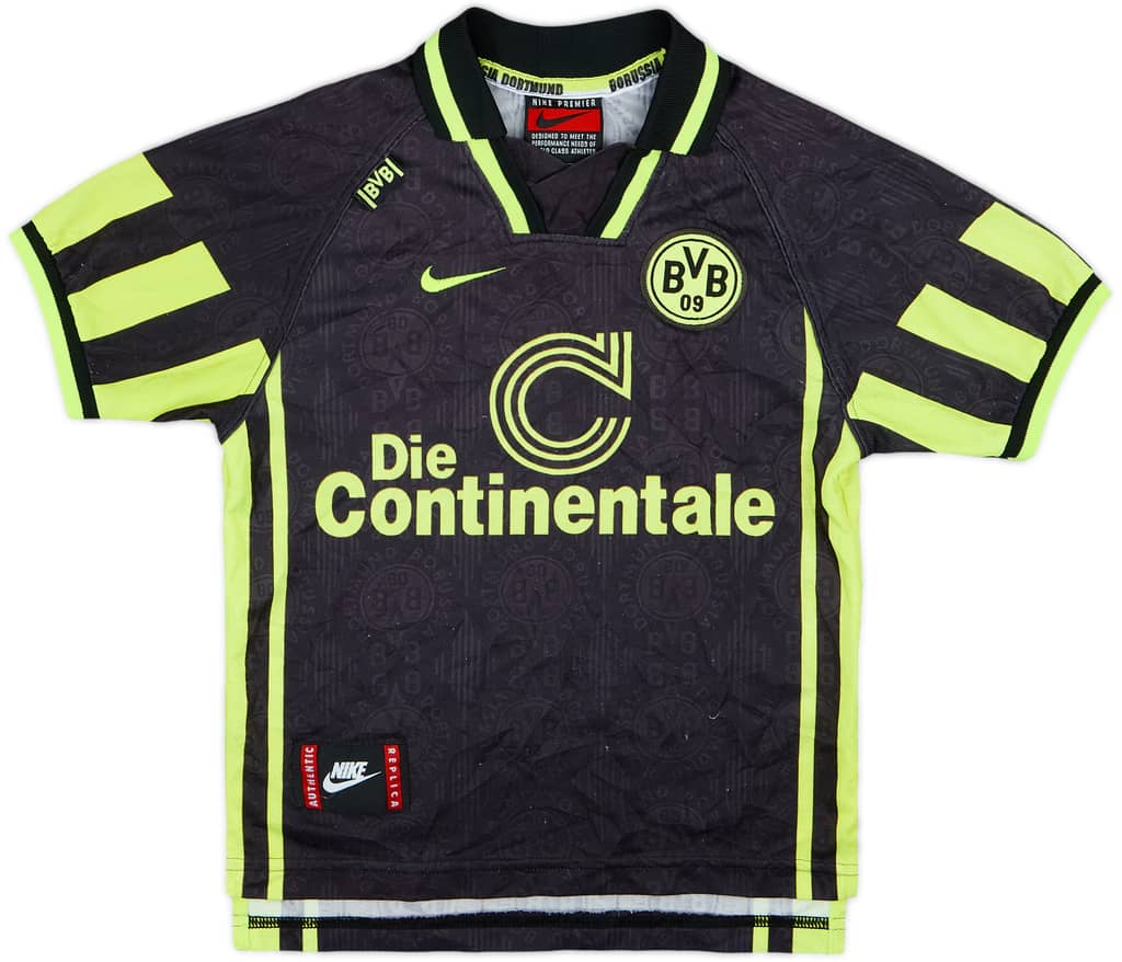 Camiseta de visitante del Borussia Dortmund 1996-97 - 8/10 - (S. Niños)