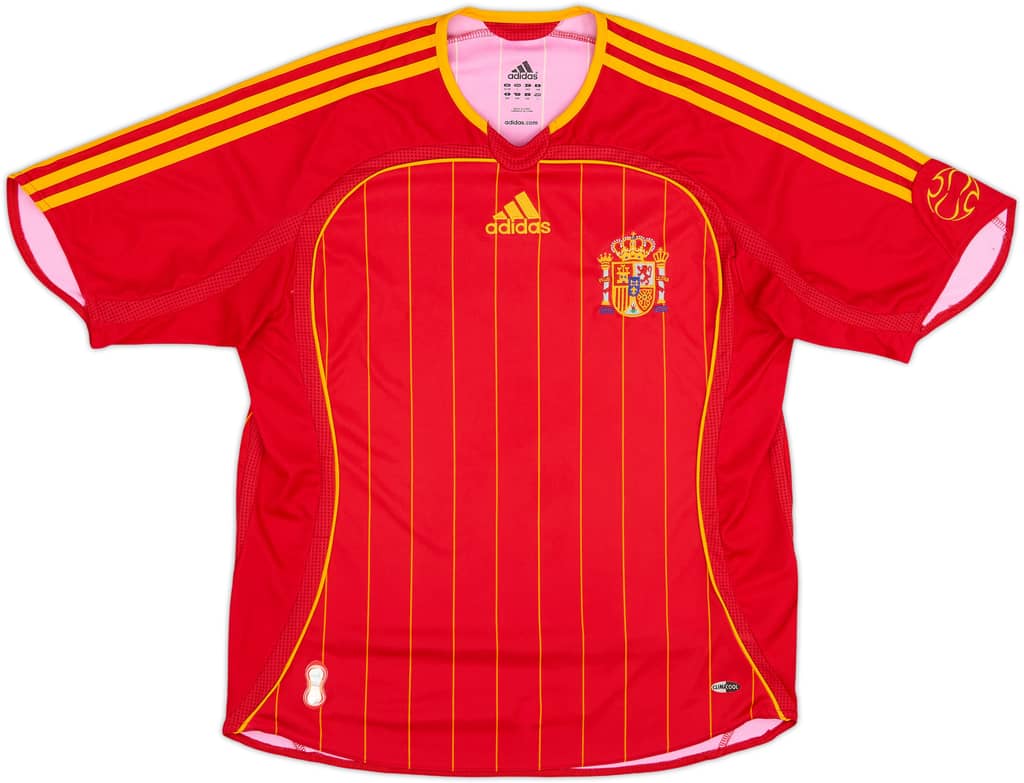 Camiseta de local de España 2006-08 - 10/10 - (L. Niños)