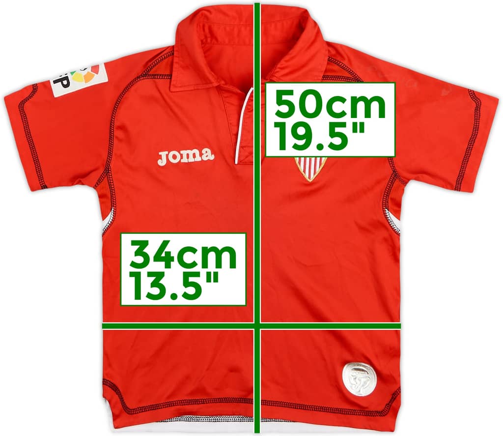 Camiseta de la tercera equipación del Sevilla 2009-10 - 7/10 - (S.Niños)