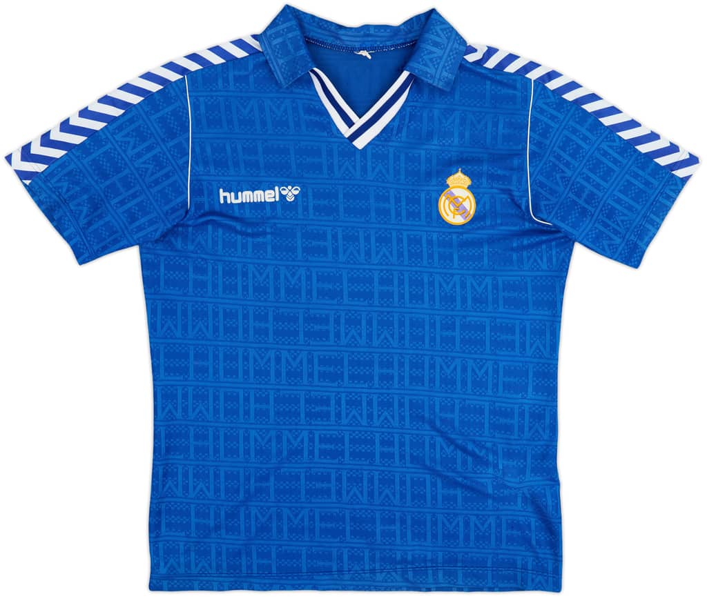 Camiseta de visitante del Real Madrid 1988-89 - 5/10 - (XL)