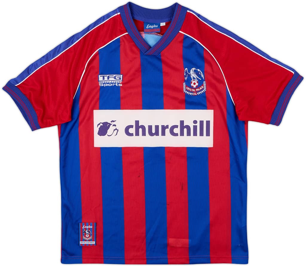 1999-01 Crystal Palace Home Shirt - 8/10 - (XL.Boys)