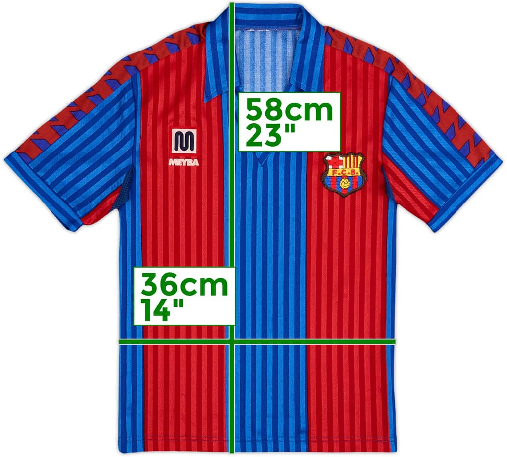 Camiseta de local del Barcelona 1989-92 - 8/10 - (M. Niños)
