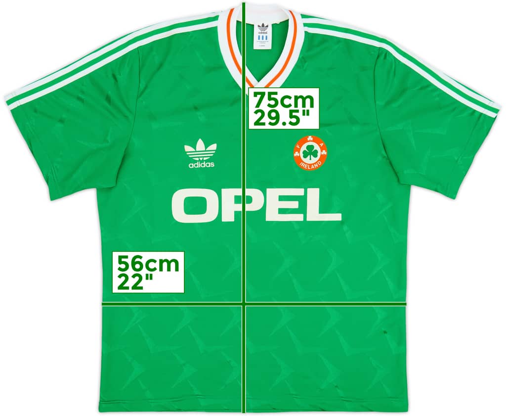 1990-92 Ireland Home Shirt - 9/10 - (XL)