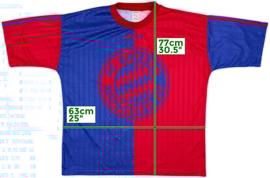 Camiseta adidas de entrenamiento del Bayern Munich 1996-97 - 8/10 - (XL)