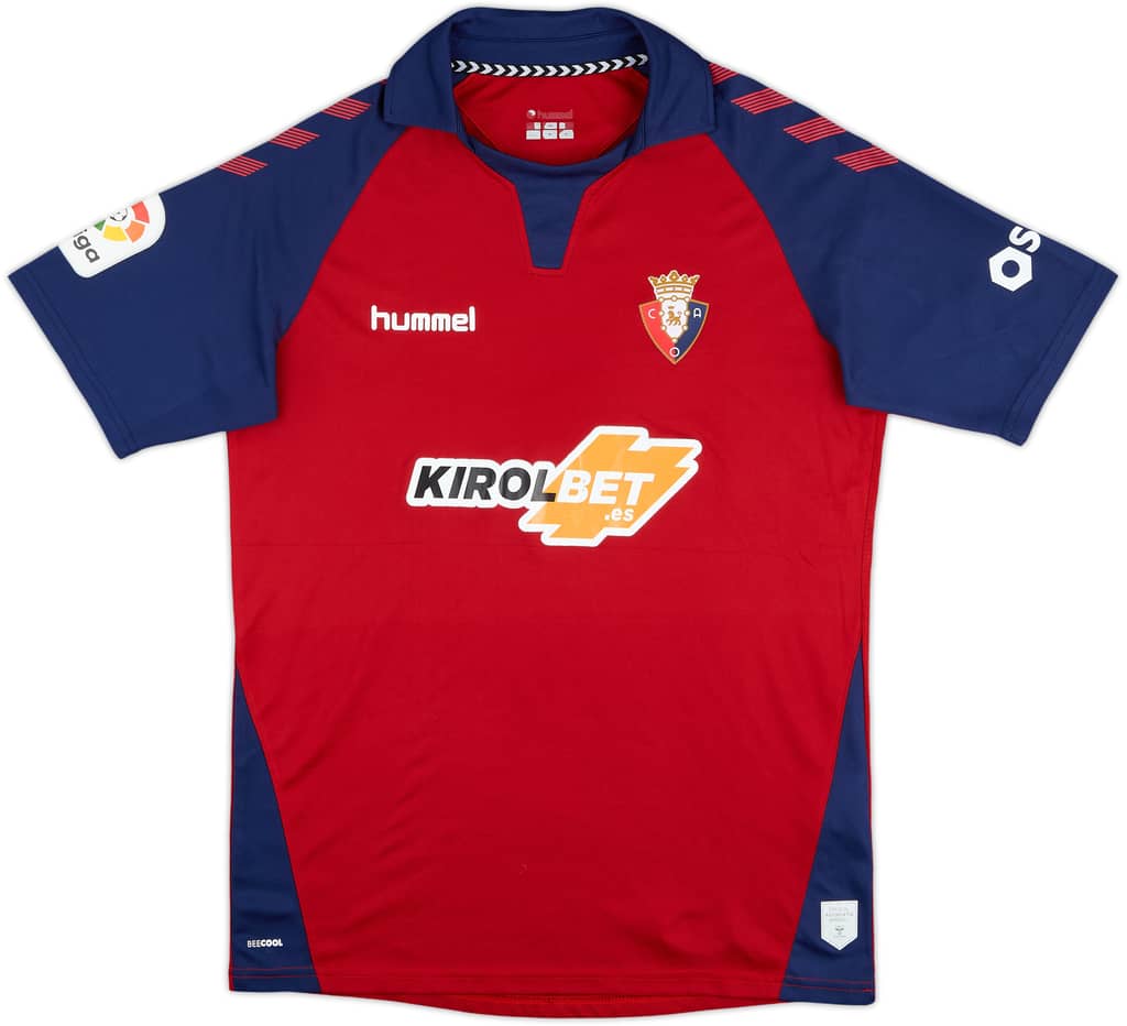 2019-20 Osasuna Home Shirt - 7/10 - (L)