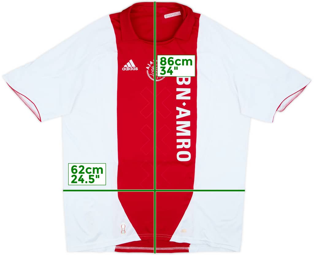 2007-08 Ajax Home Shirt - 6/10 - (XXL)