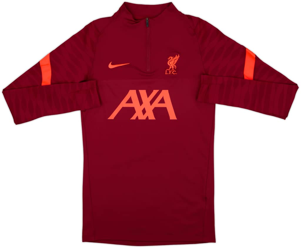 2021-22 Liverpool Nike 1/4 Zip Drill Top - 10/10 - (XS)