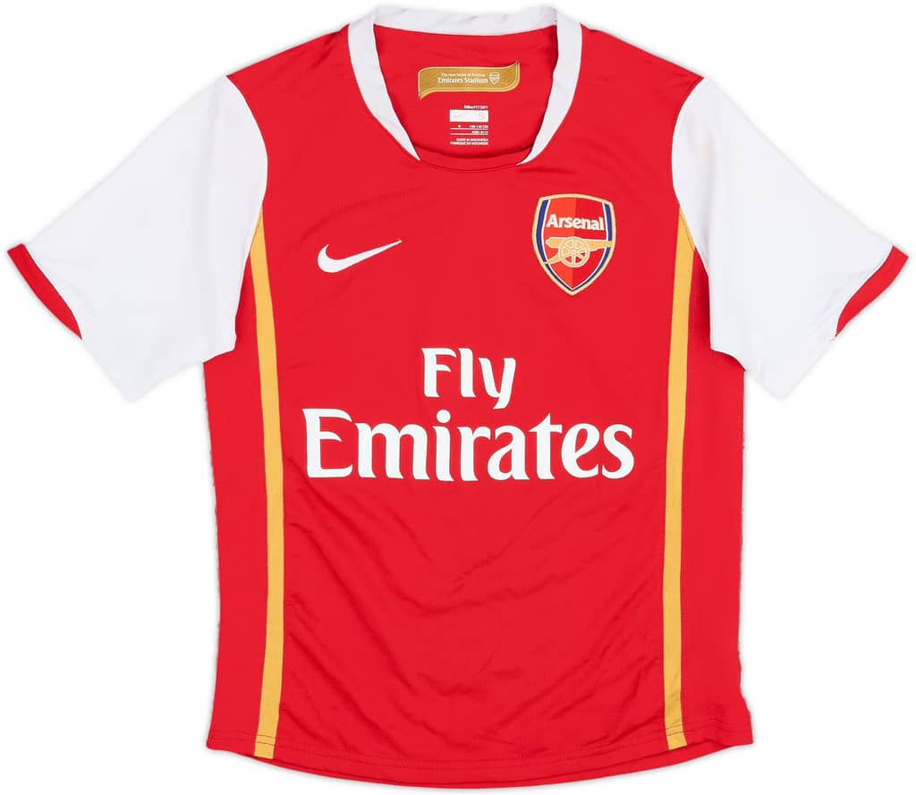 2006-08 Arsenal Home Shirt - 6/10 - (S.Boys)