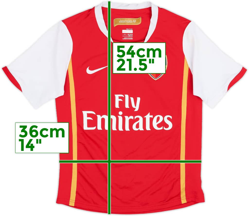 2006-08 Arsenal Home Shirt - 6/10 - (S.Boys)
